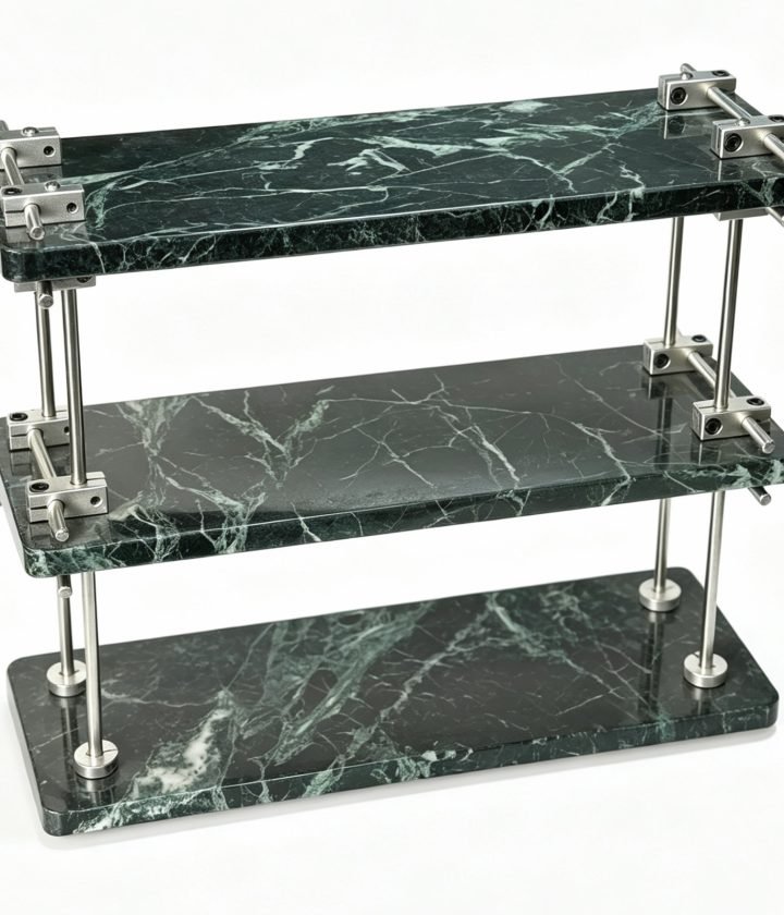 Black Three Tier Shelf natural stone wholesale product
