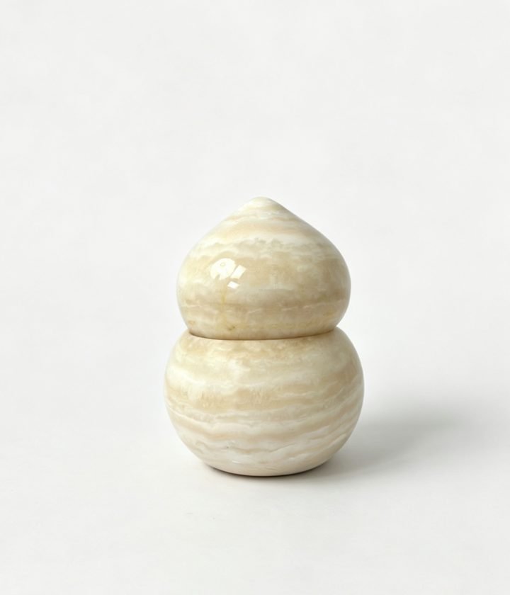 Cream Round Stacked Object natural stone wholesale product