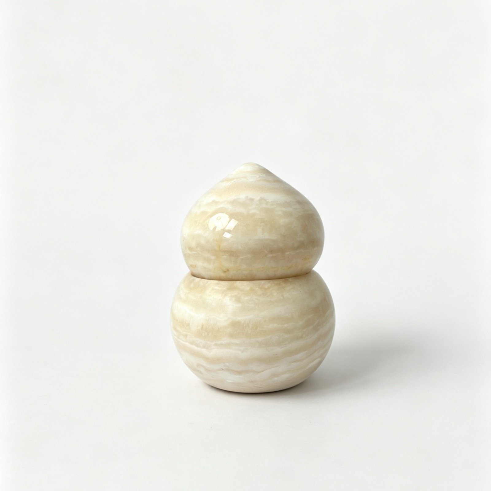 Cream Round Stacked Object natural stone wholesale product