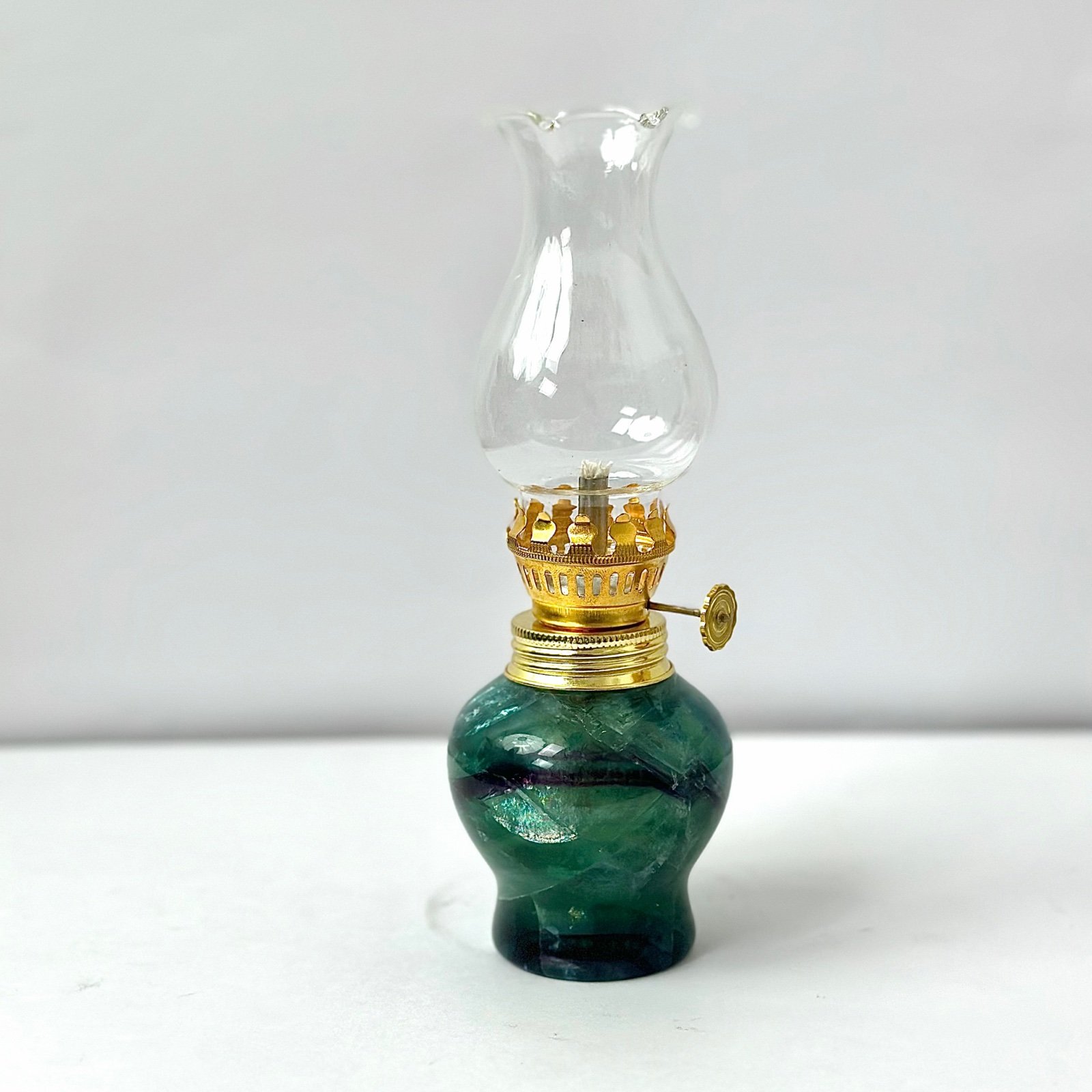 Green Oil Lamp natural stone wholesale product