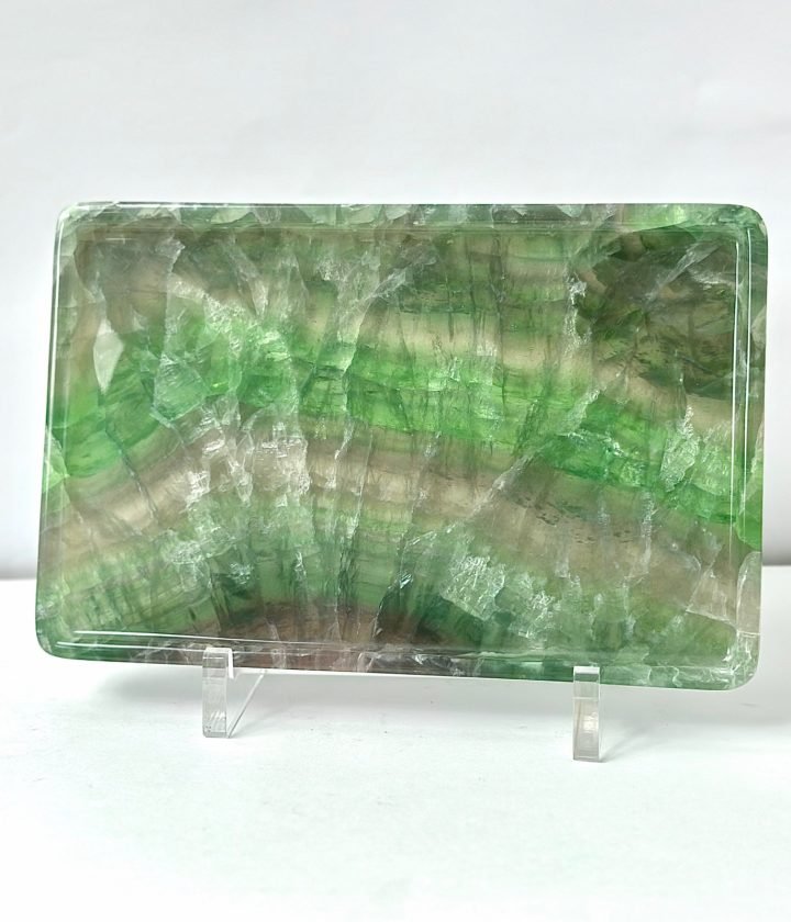Green Striped Rectangle Plaque natural stone wholesale product