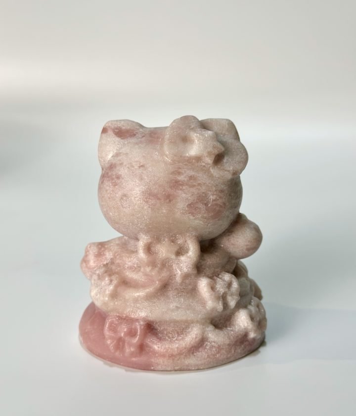 Pink Cat Statue natural stone wholesale product