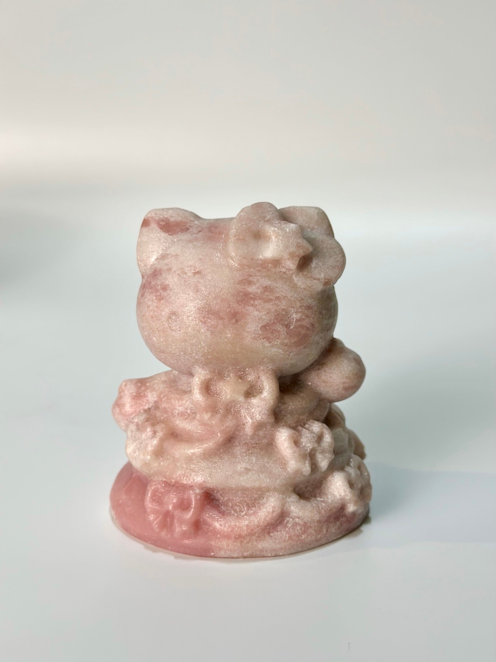 Pink Cat Statue natural stone wholesale product
