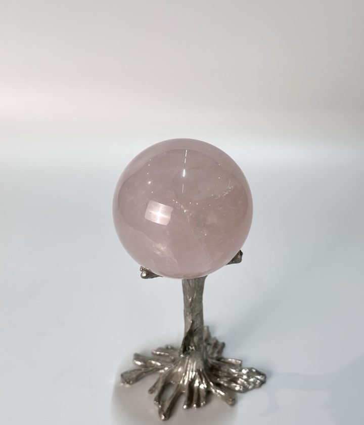 Pink Sphere Stand natural stone wholesale product