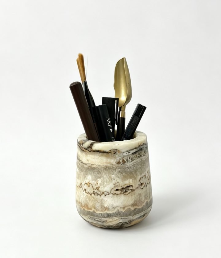 Stone Pen Cup With Pens natural stone wholesale product