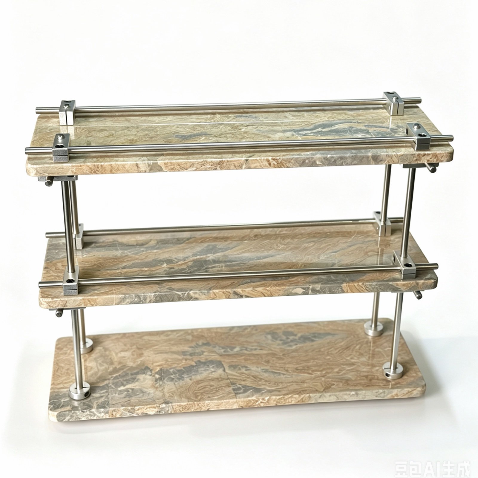 Tan Three Tier Shelf natural stone wholesale product