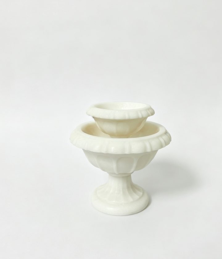 White Stone Vase Bowl natural stone wholesale product