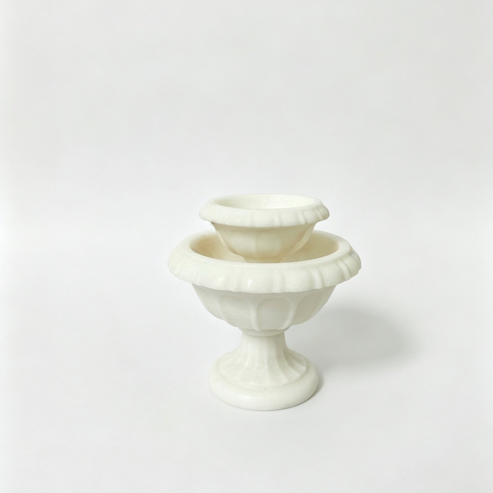 White Stone Vase Bowl natural stone wholesale product