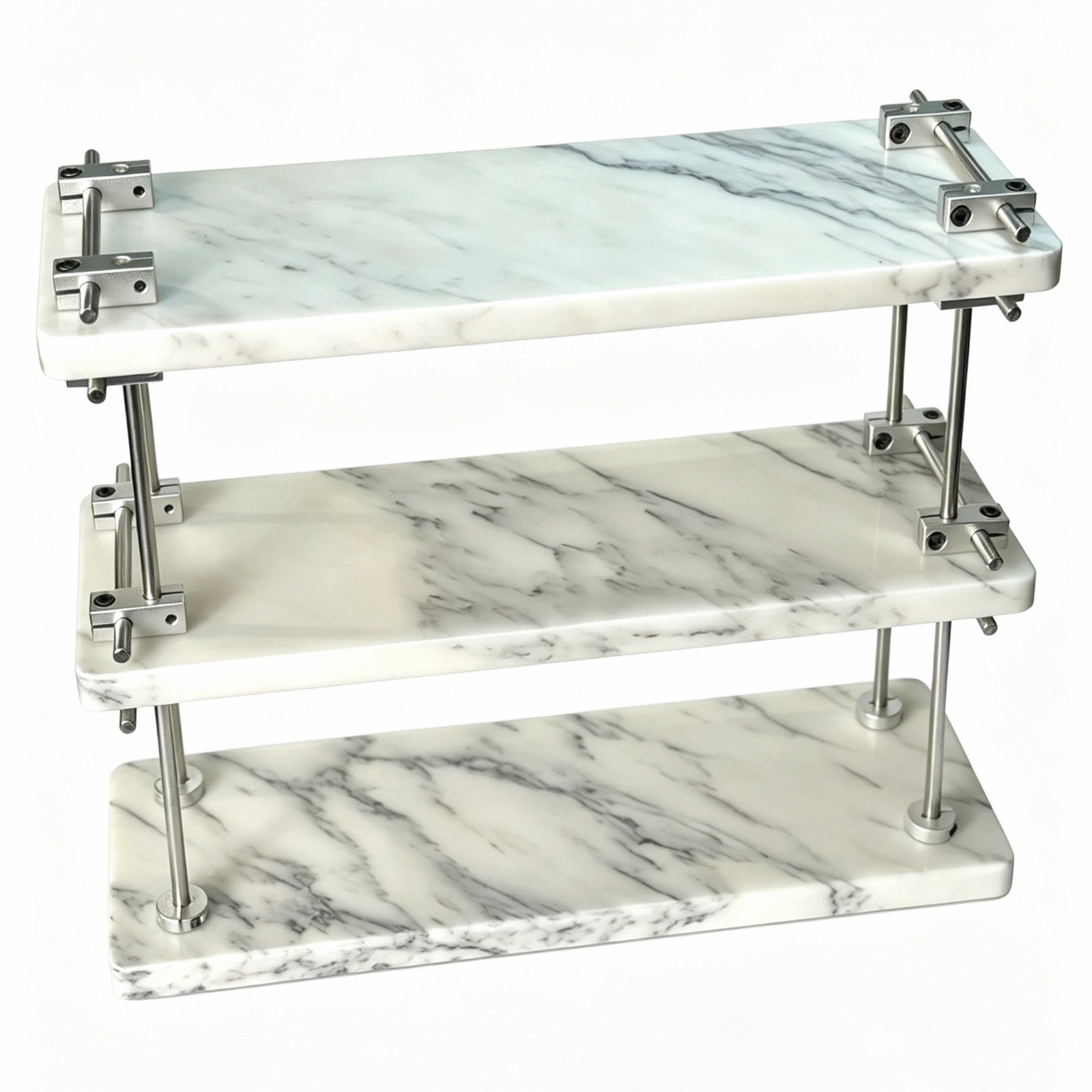 White Three Tier Shelf natural stone wholesale product
