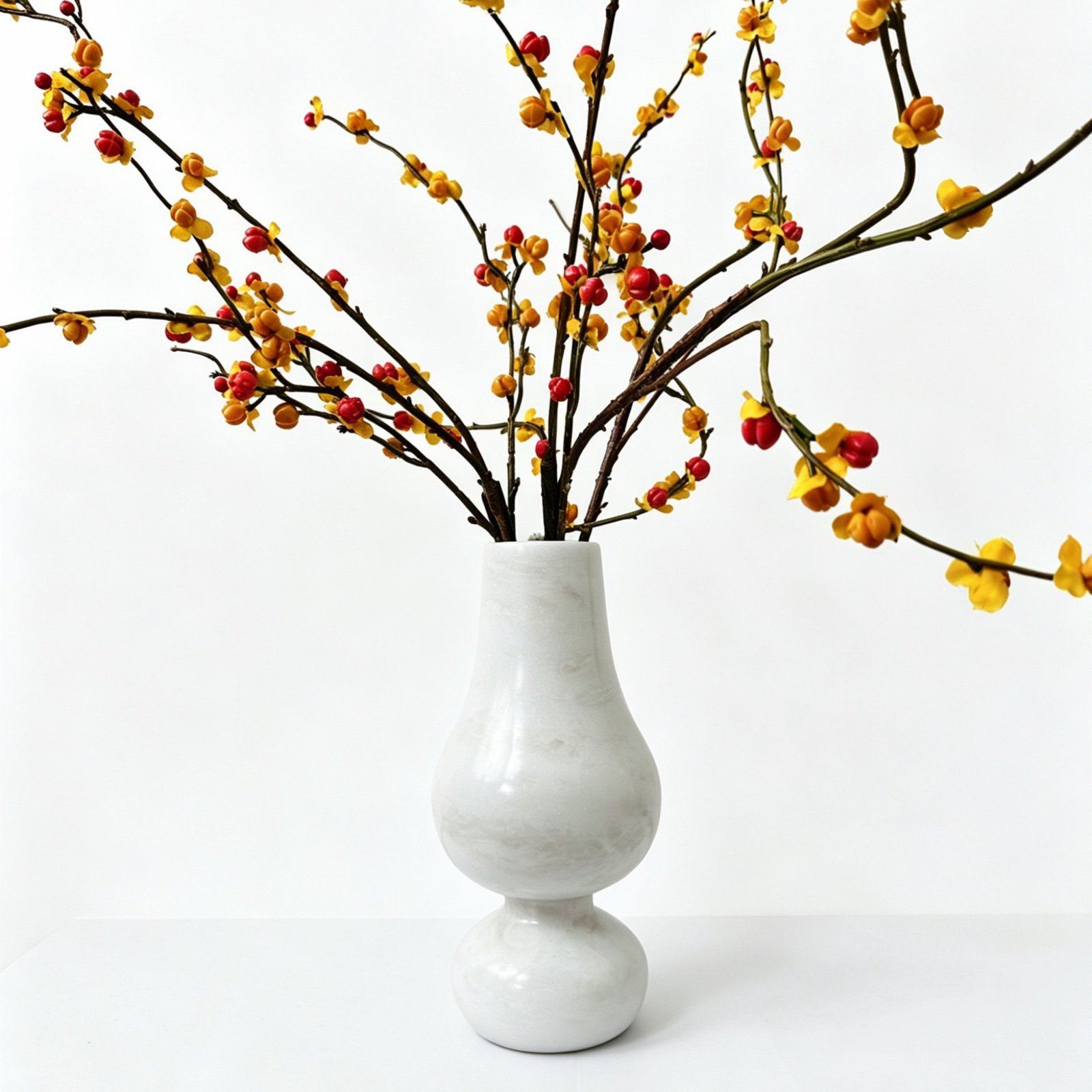 White Vase Branches natural stone wholesale product