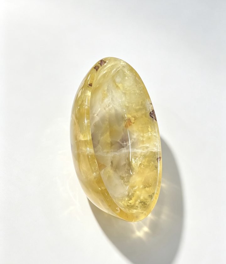 Yellow Oval Disc natural stone wholesale product