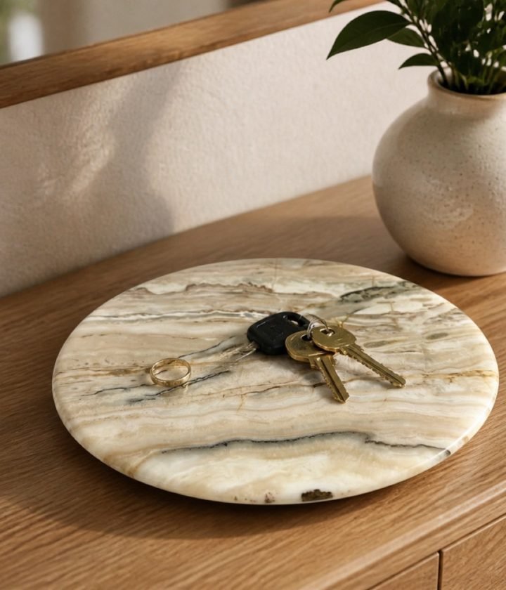 Beige Round Disc product view 2