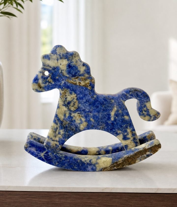 Blue Rocking Horse product view 2