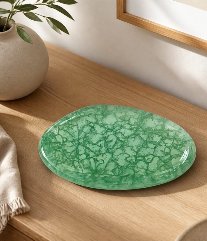 Green Oval Plaque product view 2