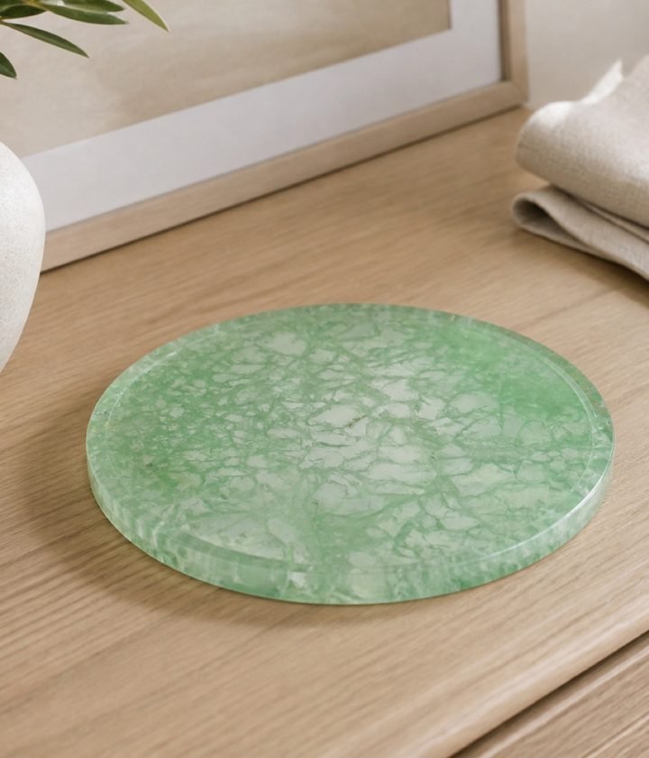 Green Round Plaque product view 2