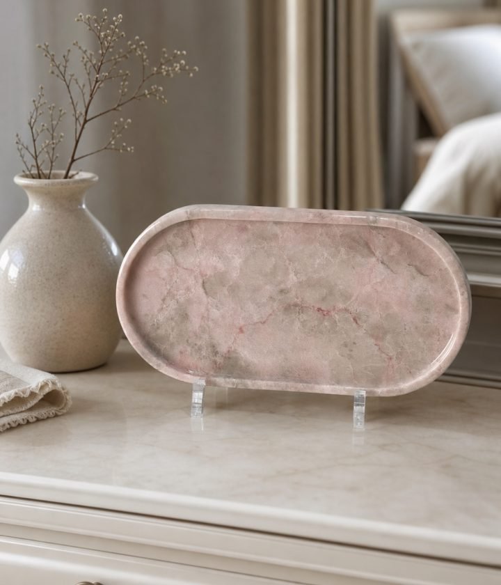 Pink Oval Stand Plaque product view 2