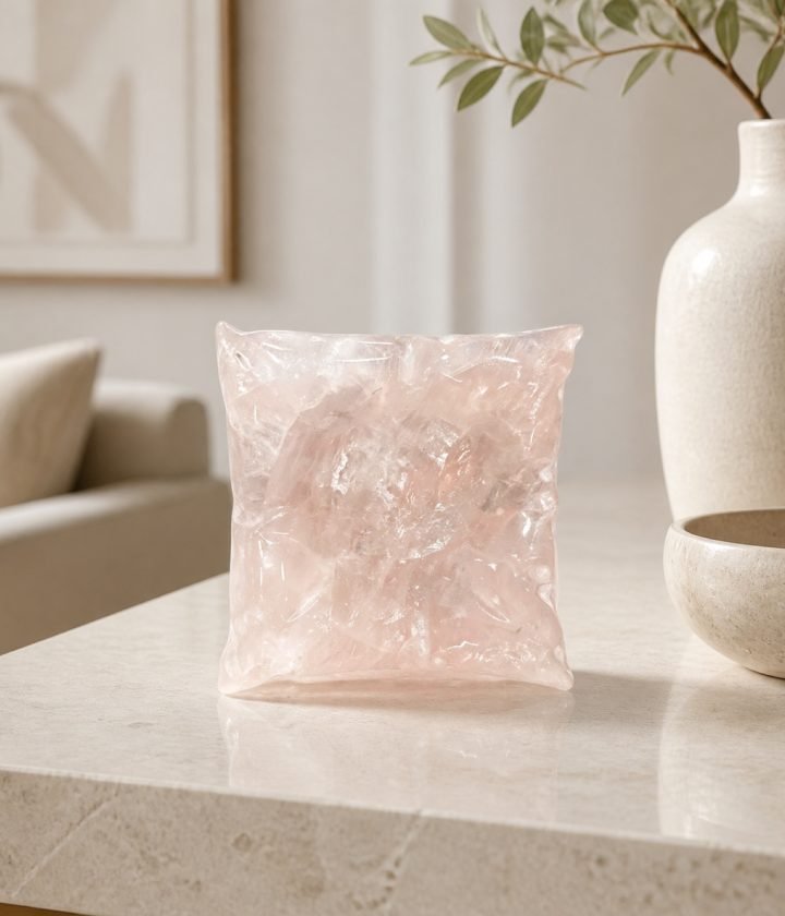 Pink Stone Pillow Object product view 2