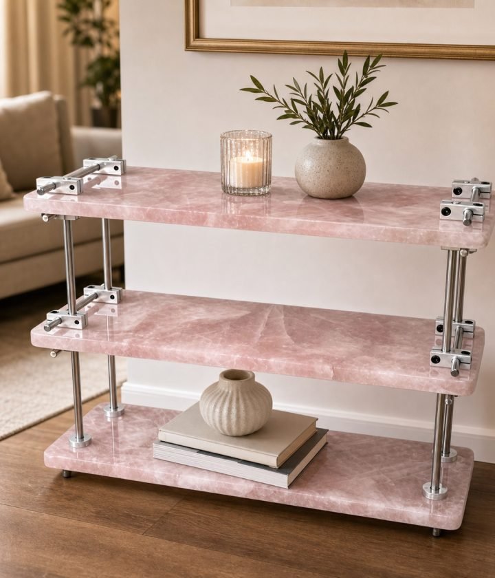 Pink Two Tier Shelf product view 2