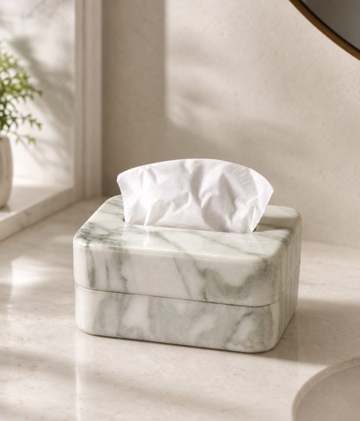 White Tissue Box product view 2