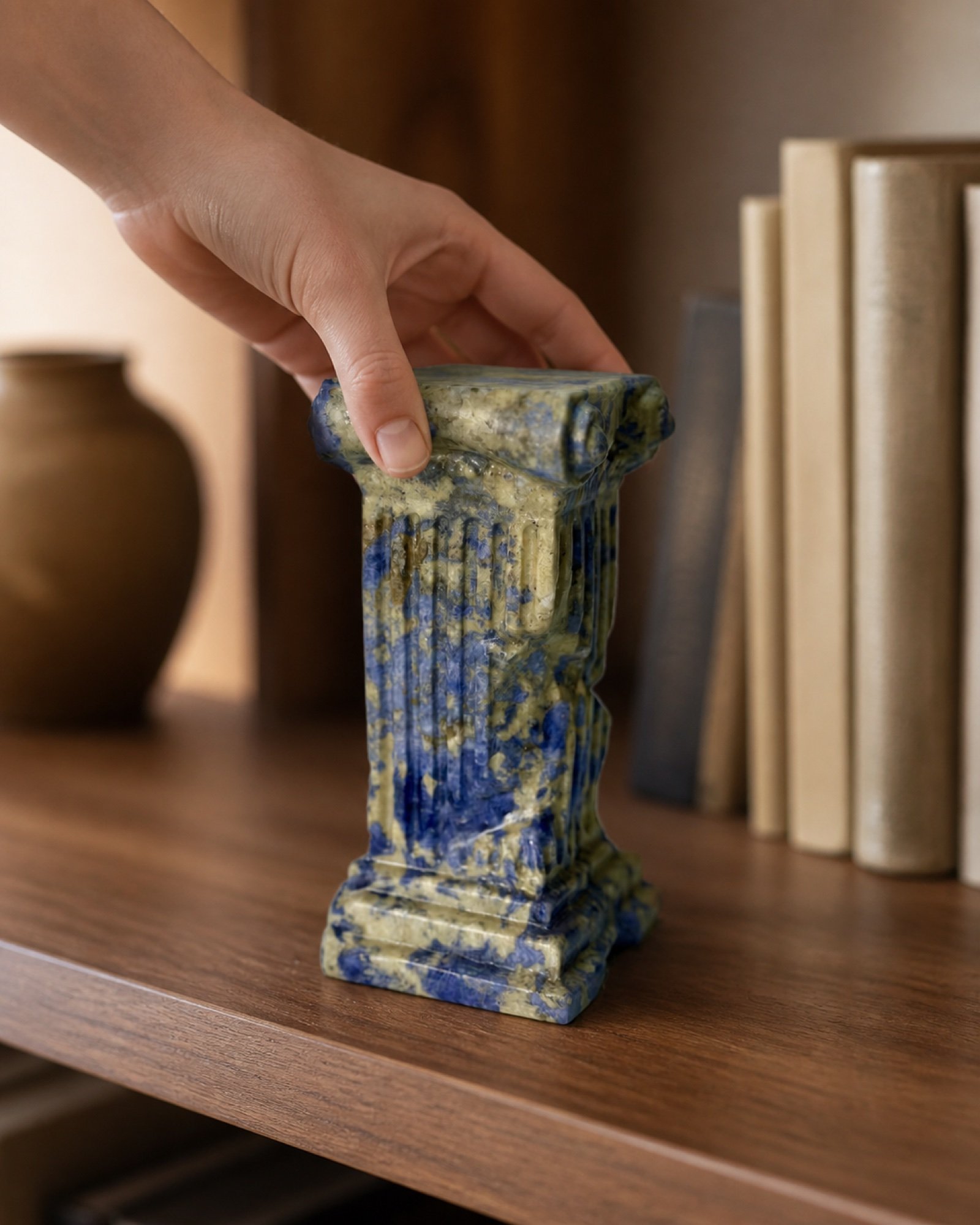 Blue Column Object product view 3