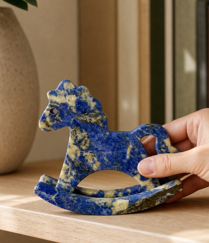 Blue Rocking Horse product view 3