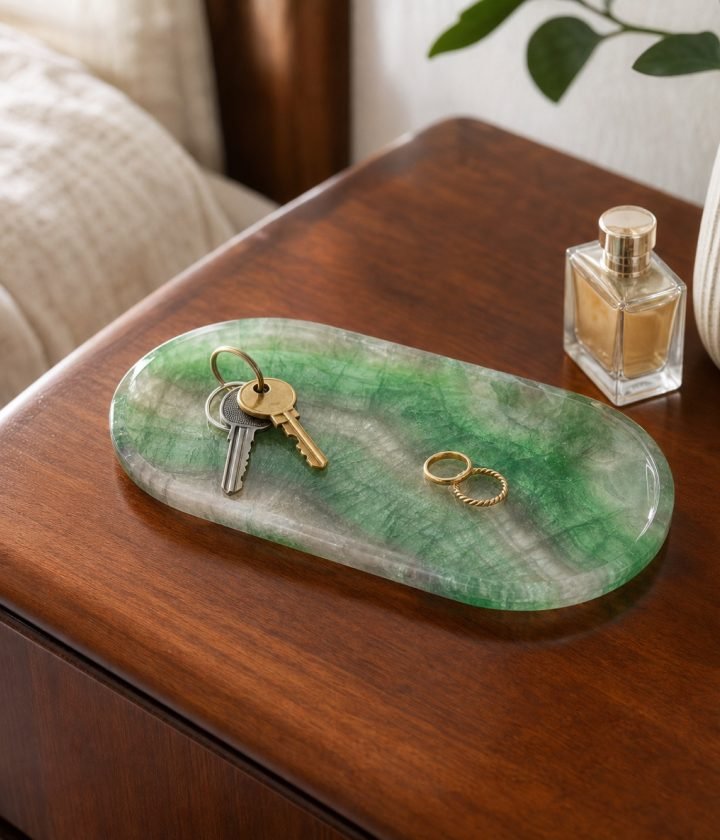 Green Curved Plaque product view 3
