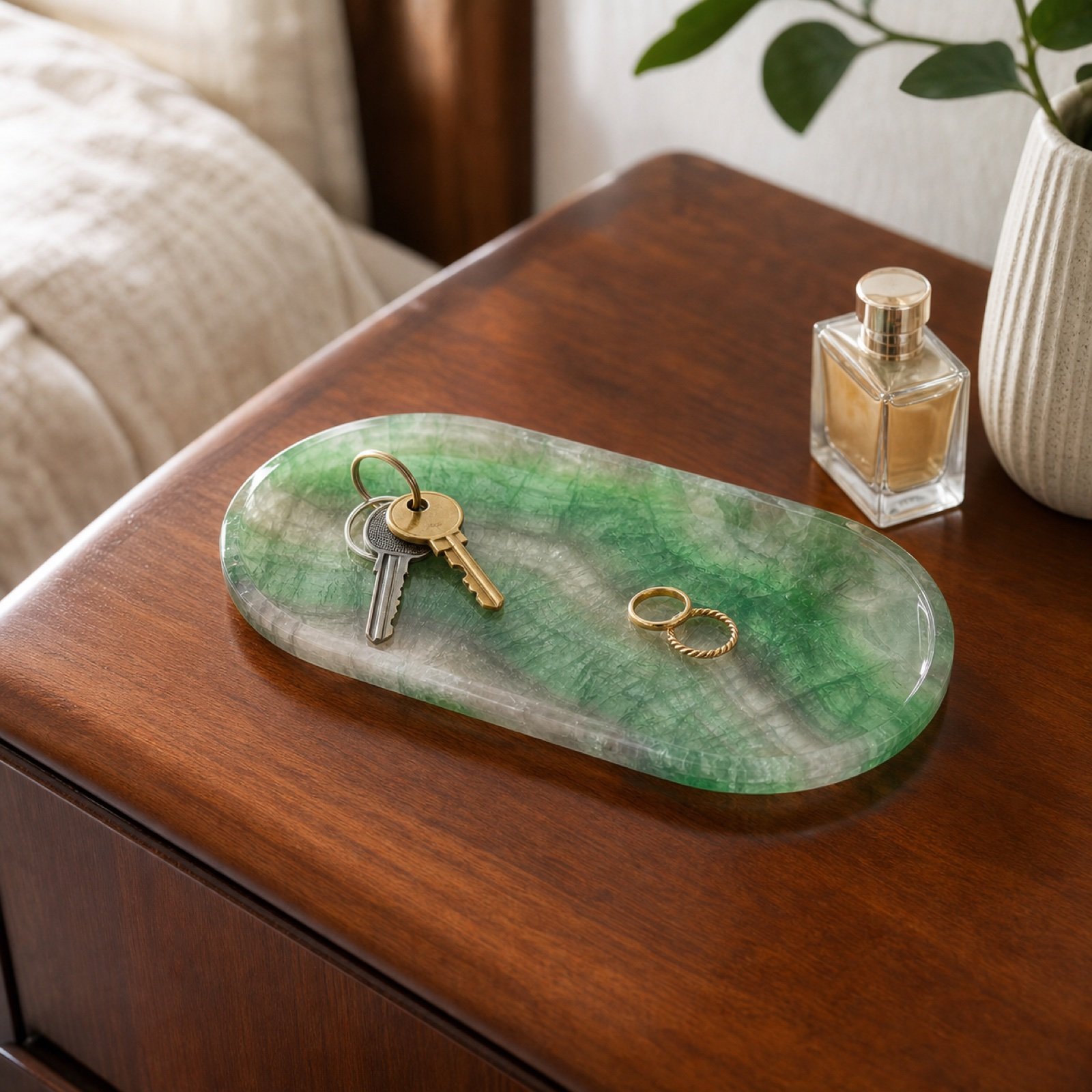 Green Curved Plaque product view 3