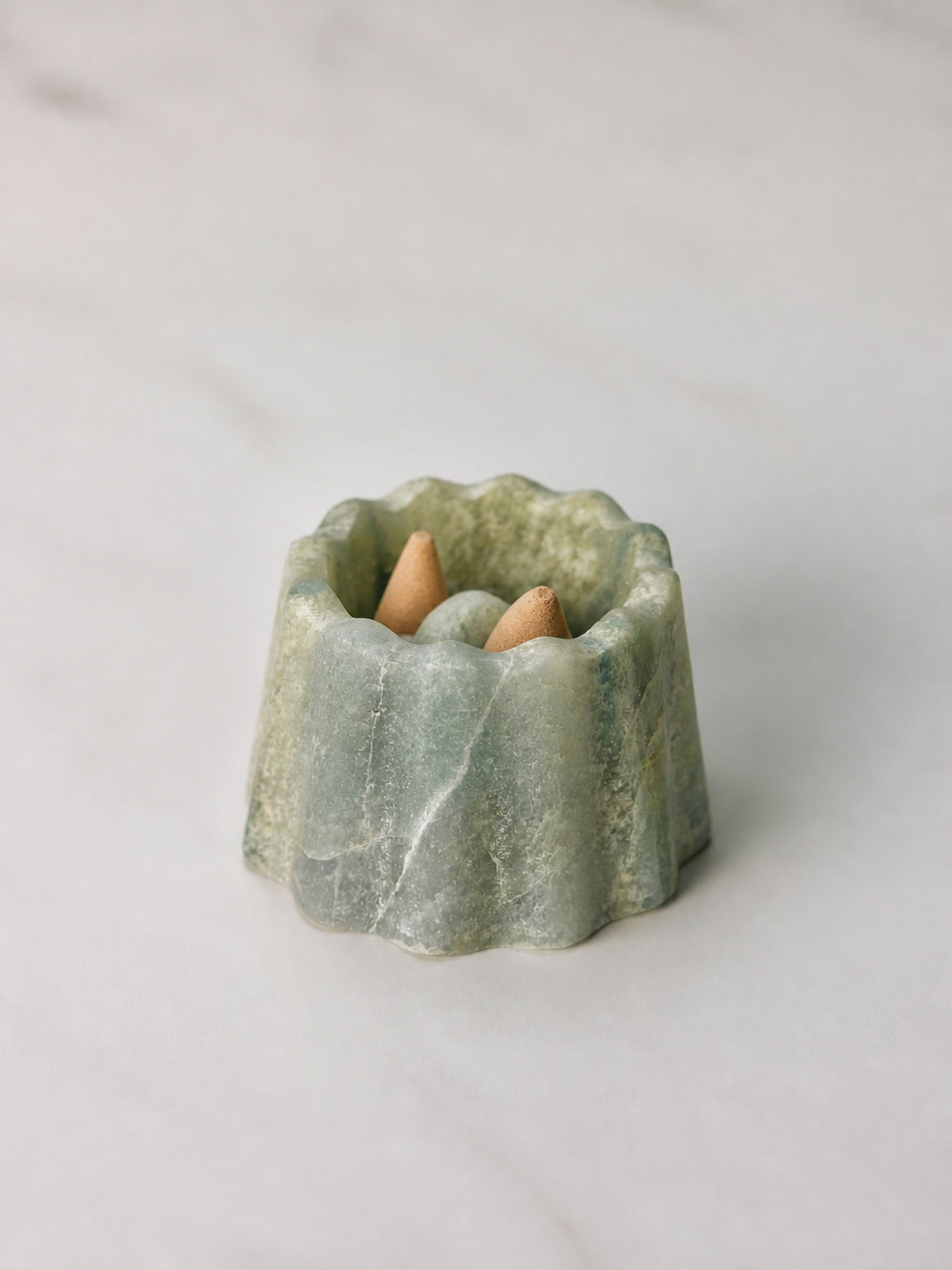 Green Fluted Bowl product view 3