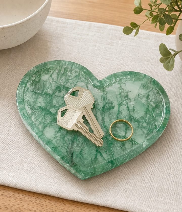 Green Heart Plaque product view 3