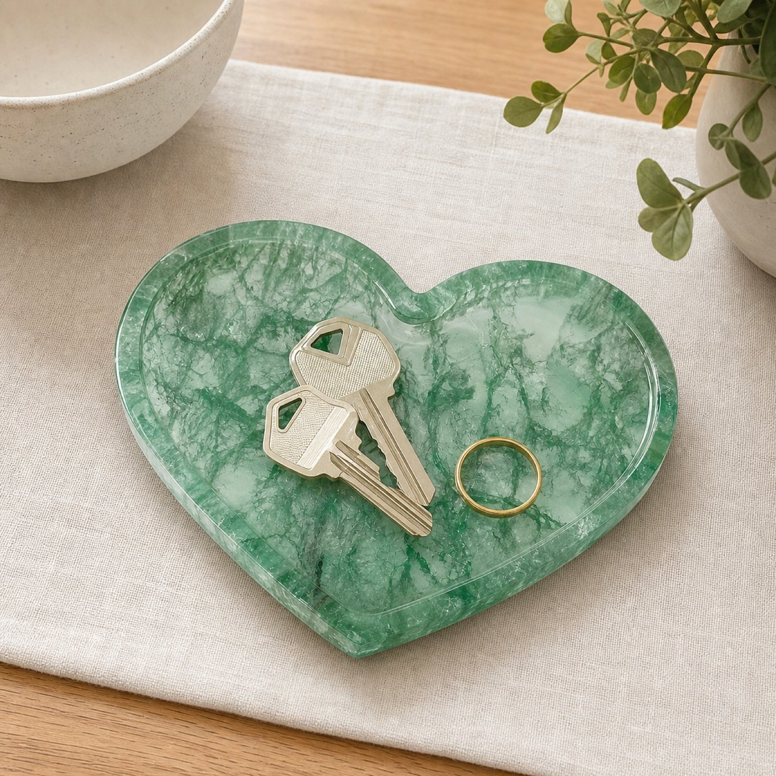 Green Heart Plaque product view 3