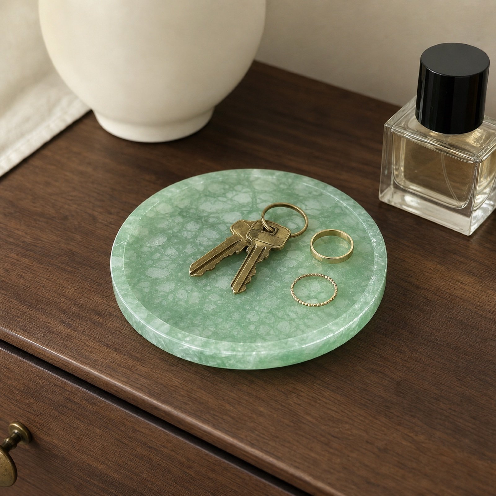 Green Round Plaque product view 3