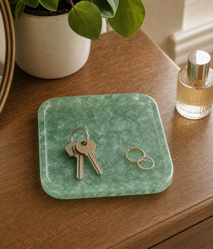 Green Square Plaque product view 3