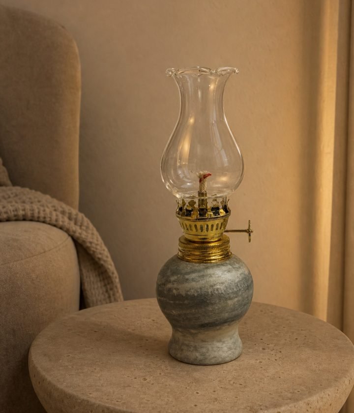 Grey Oil Lamp product view 3