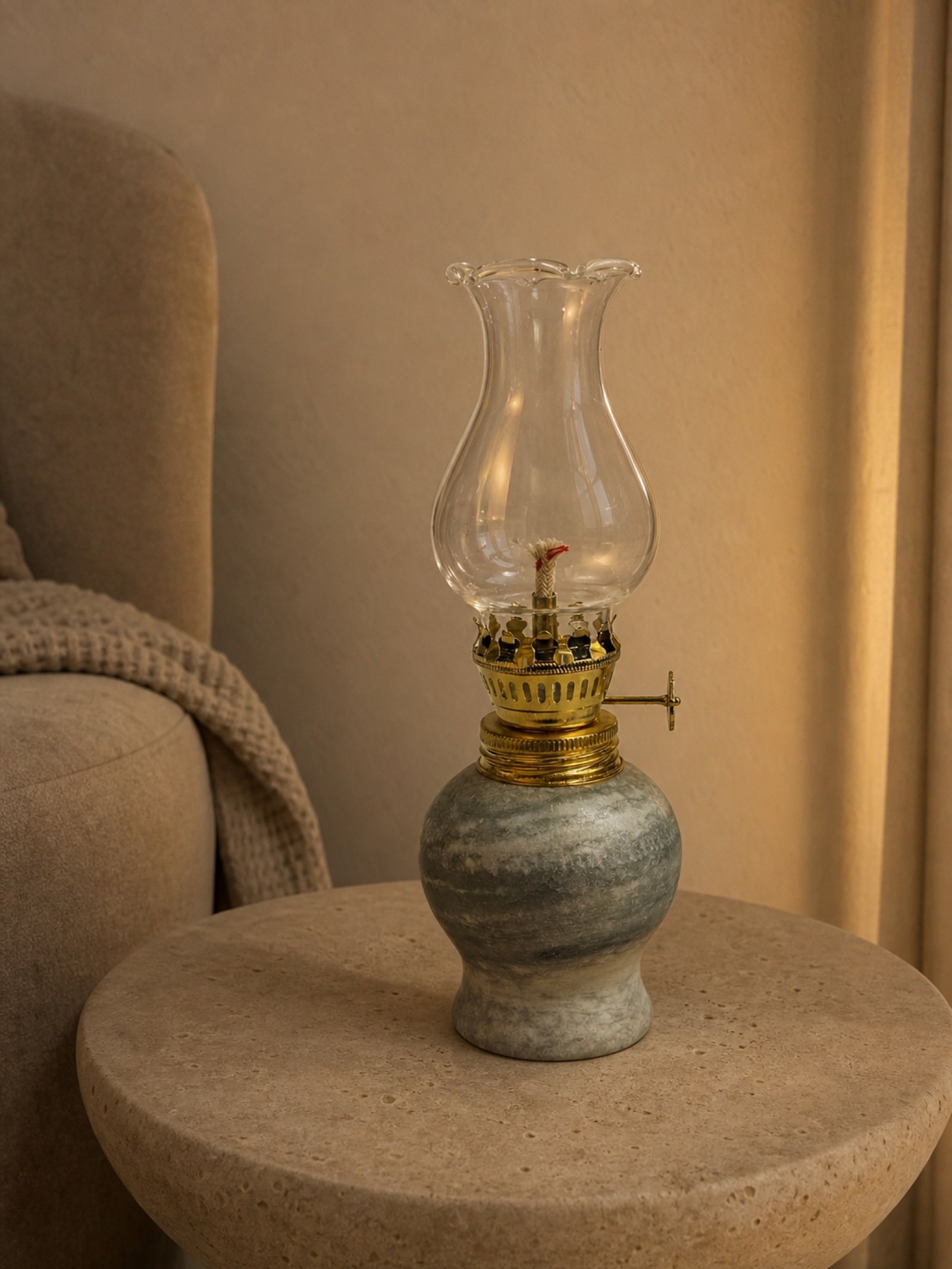 Grey Oil Lamp product view 3