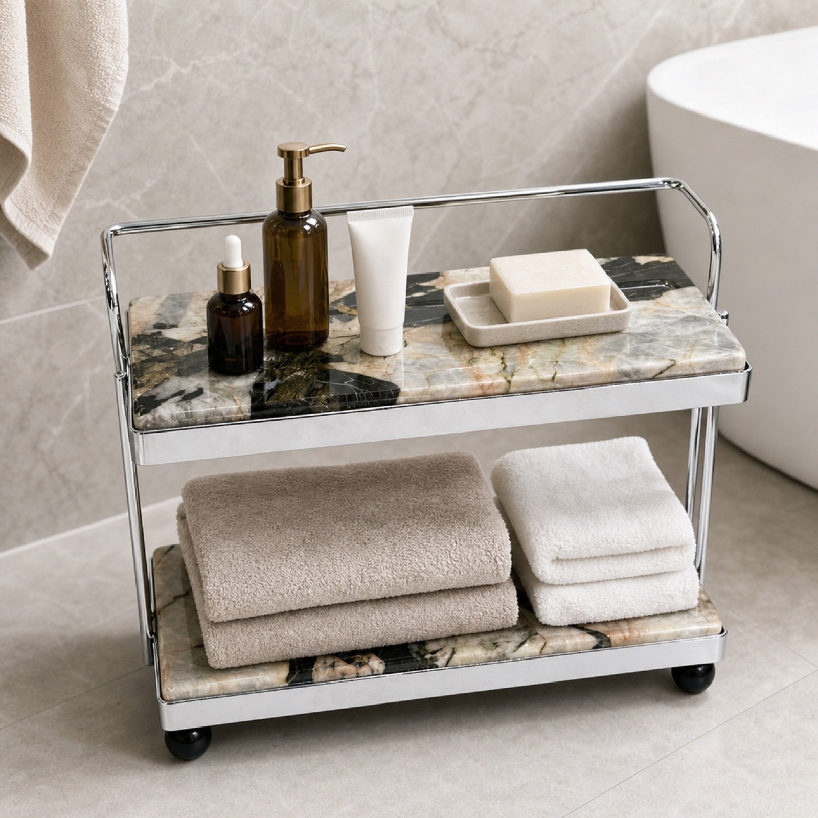 Multicolor Two Tier Shelf product view 3