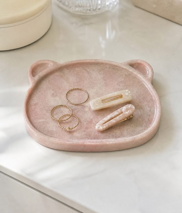 Pink Bear Face Plaque product view 3