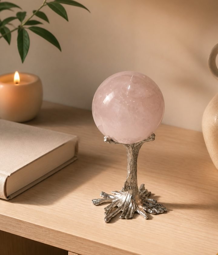 Pink Sphere Stand product view 3