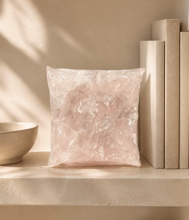 Pink Stone Pillow Object product view 3