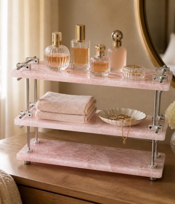 Pink Two Tier Shelf product view 3