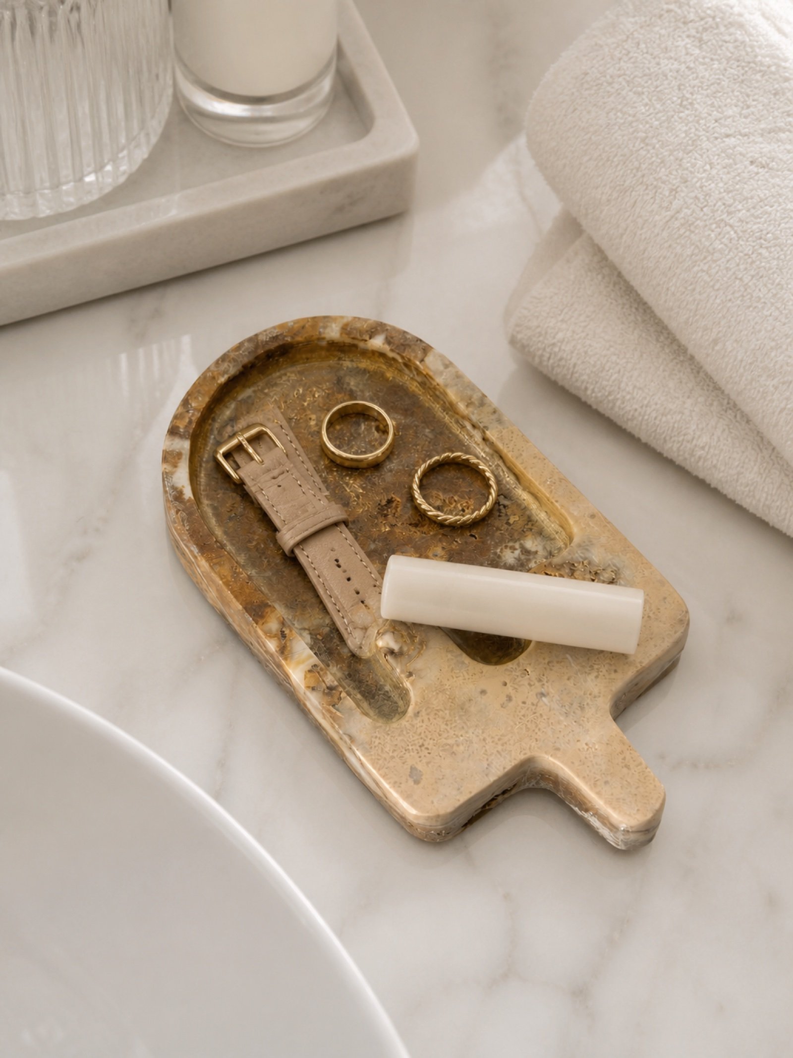 Yellow Paddle Tray product view 3