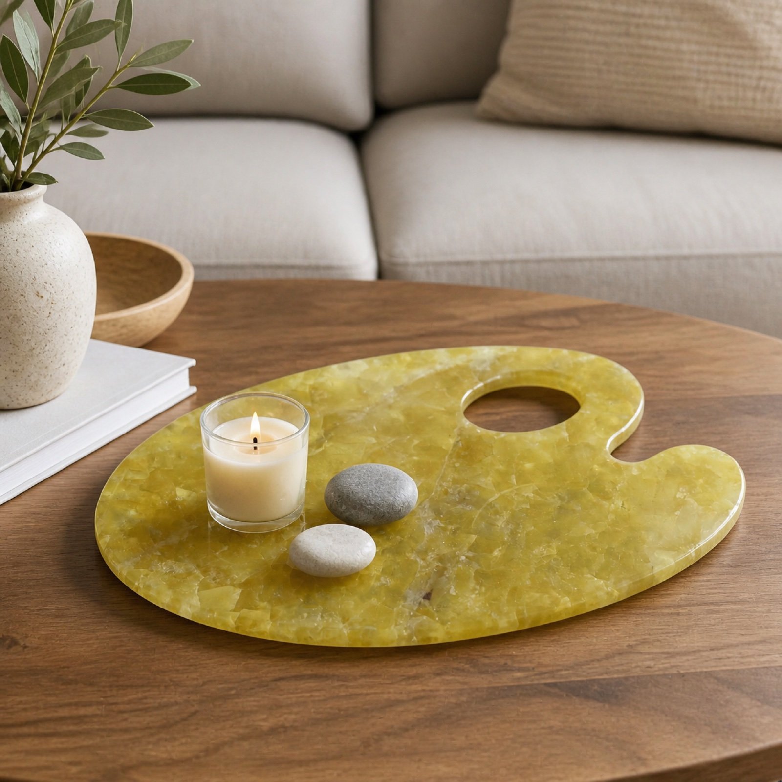 Yellow Palette Plaque product view 3