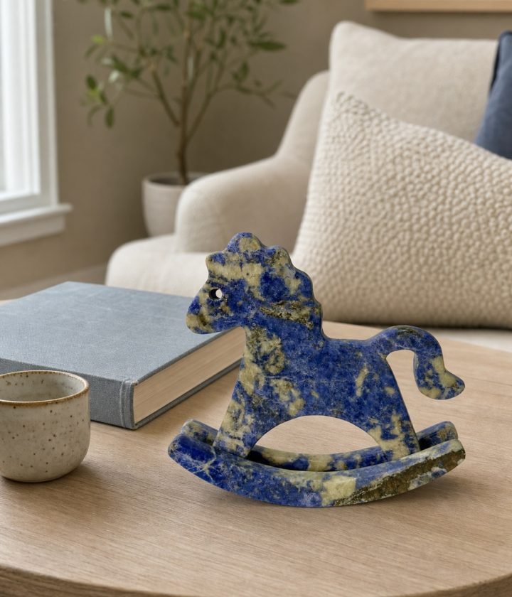 Blue Rocking Horse product view 4