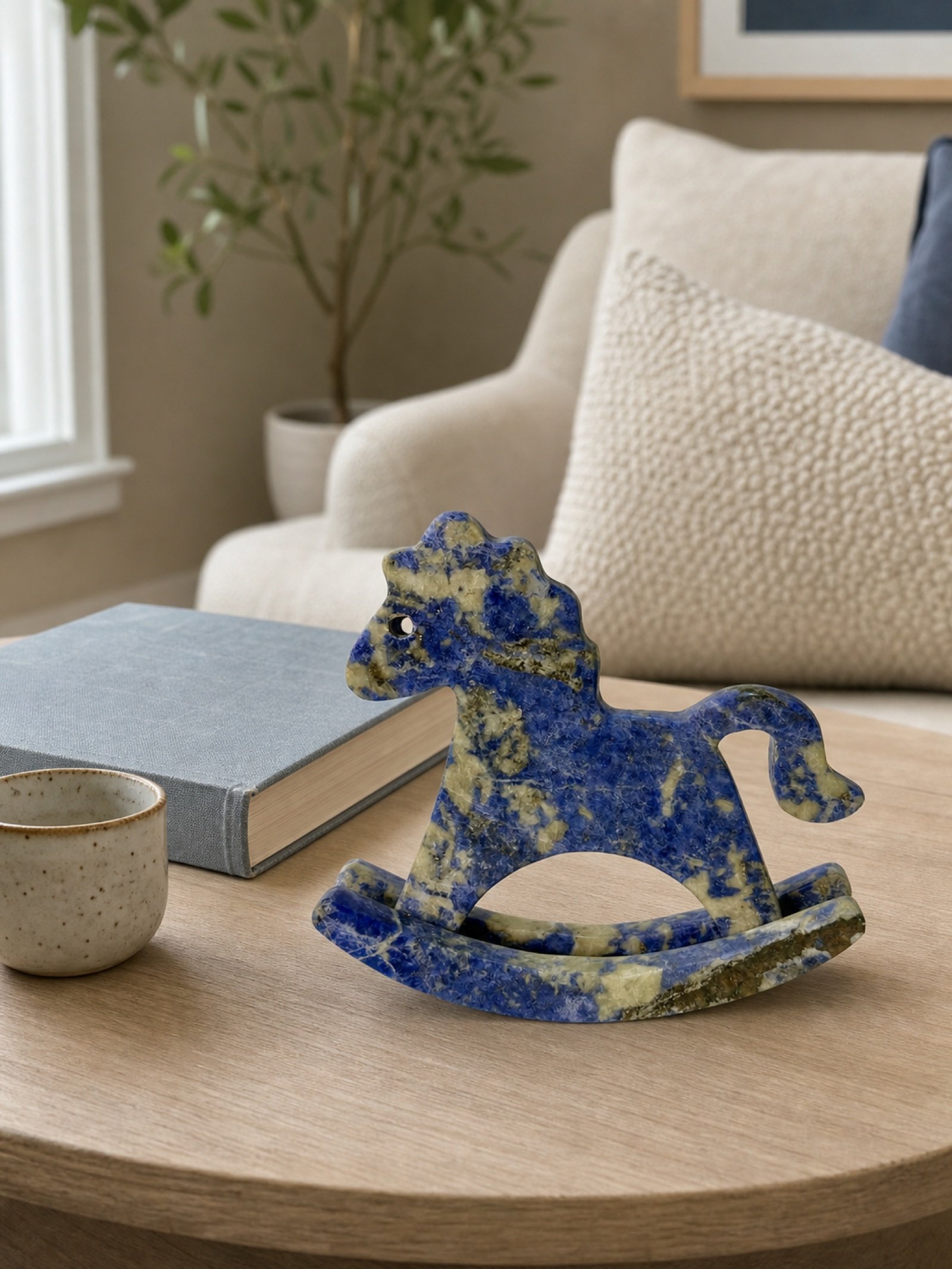 Blue Rocking Horse product view 4