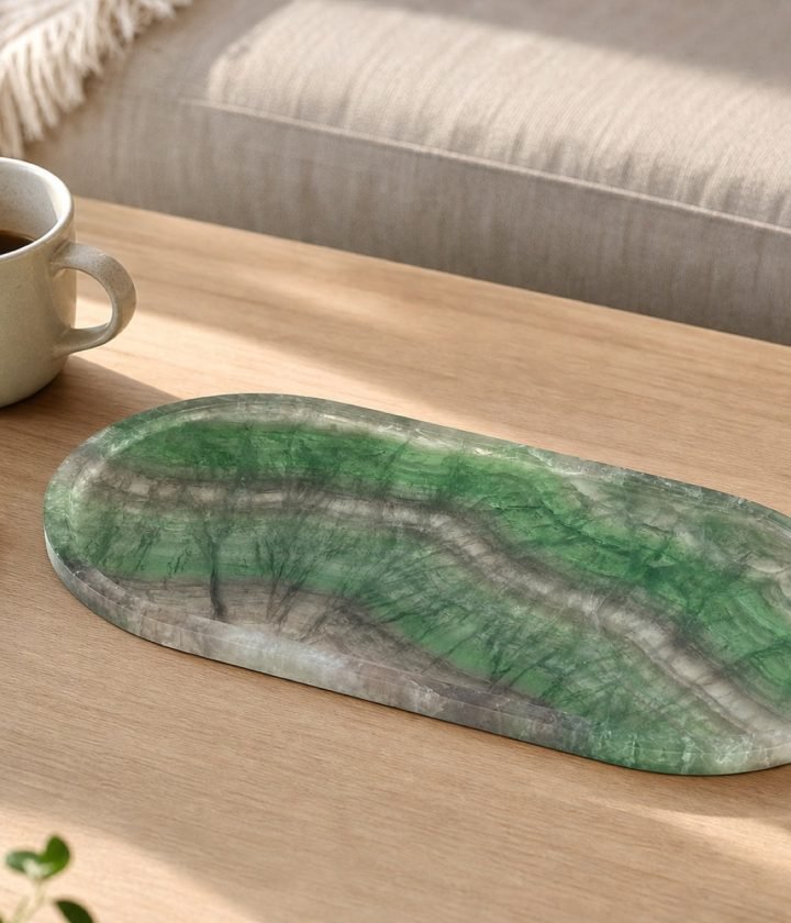 Green Curved Plaque product view 4