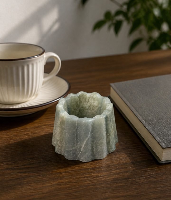 Green Fluted Bowl product view 4