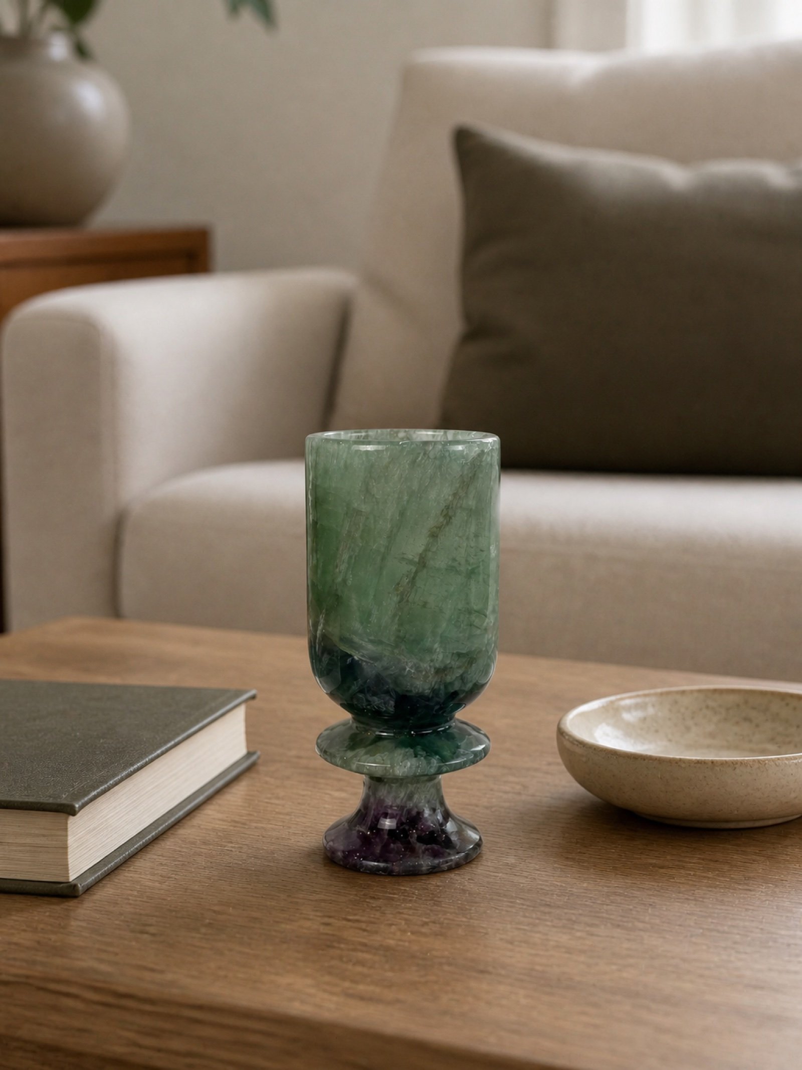 Green Goblet Dark Base product view 4
