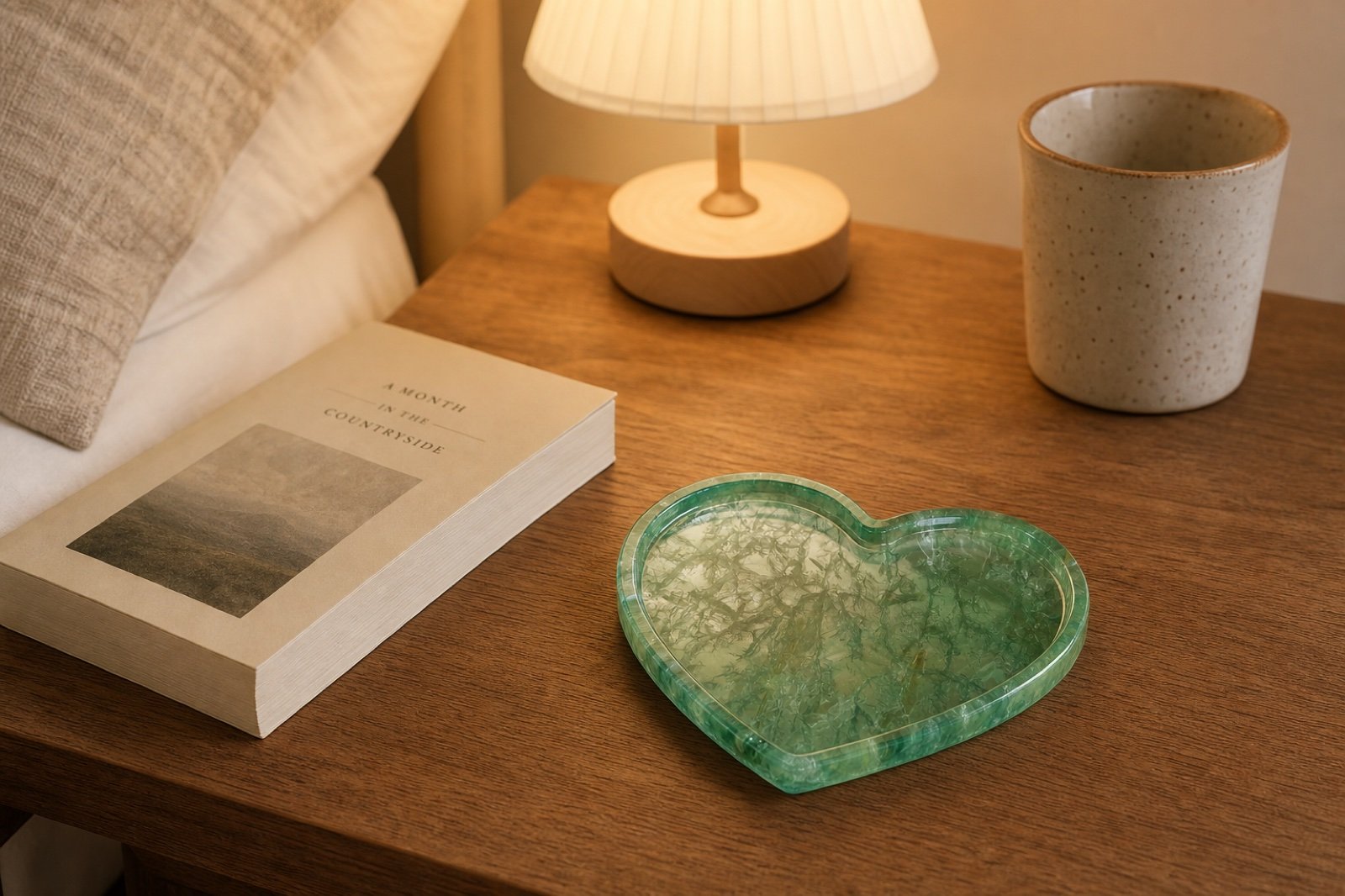 Green Heart Plaque product view 4