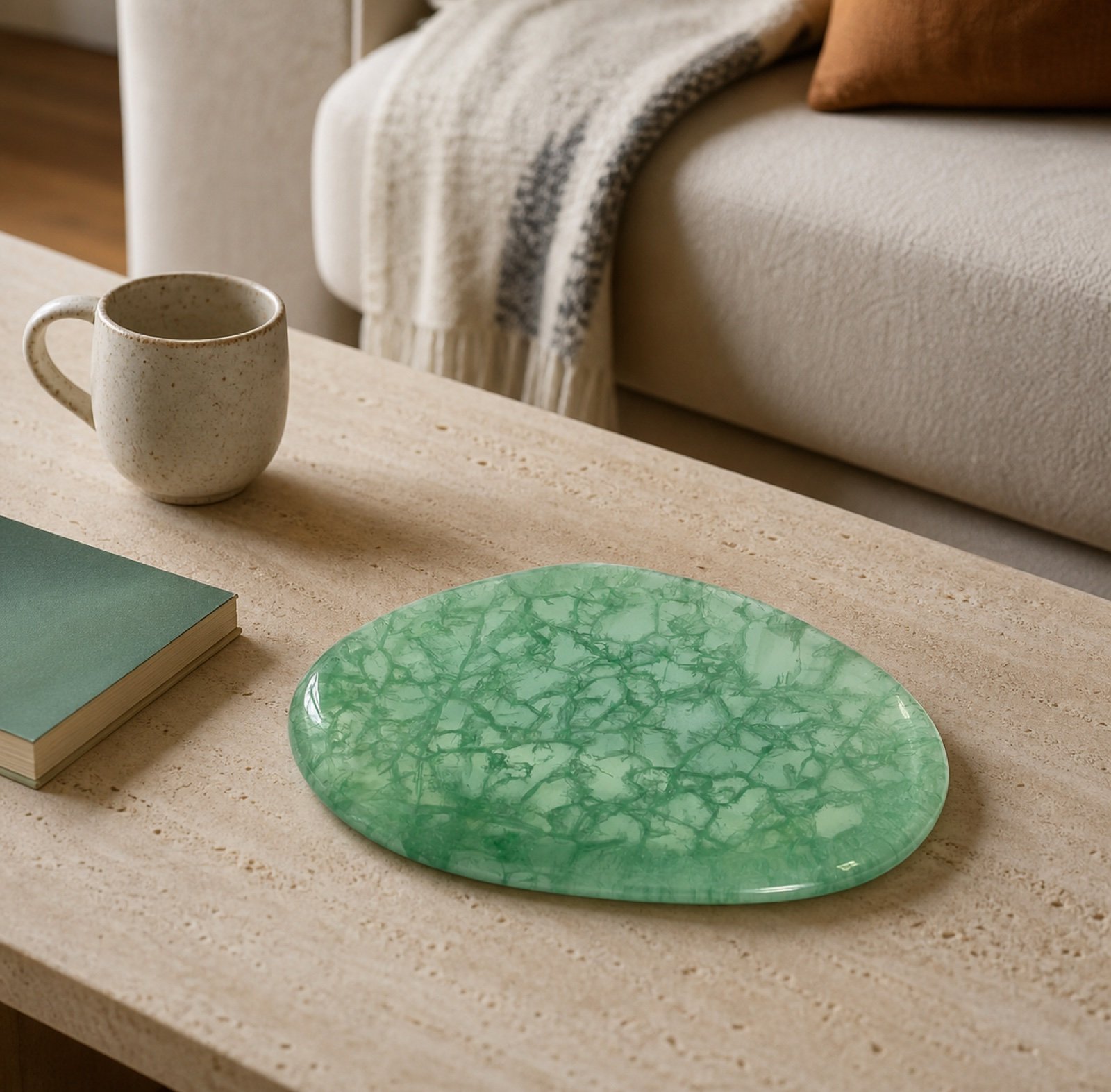 Green Oval Plaque product view 4