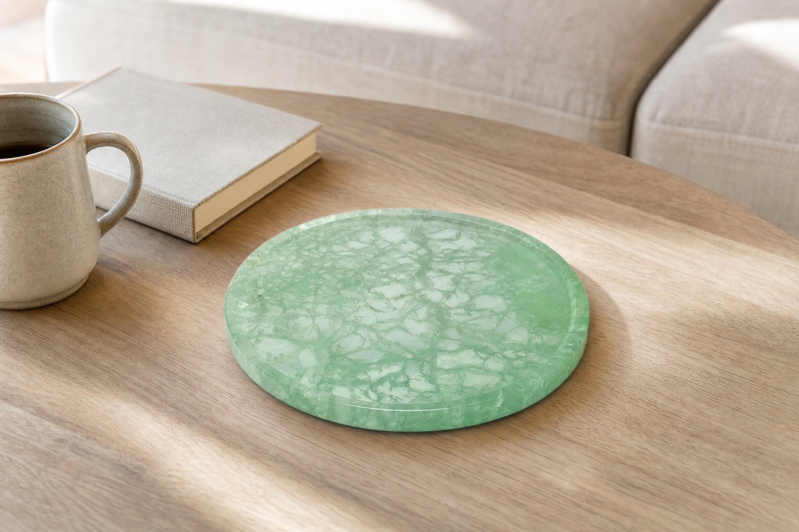 Green Round Plaque product view 4