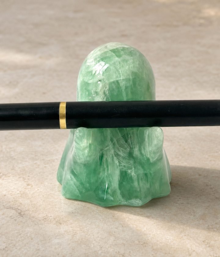 Green Stone Pen Holder product view 4